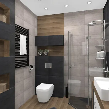 Деревянный коттедж Letniskowe *